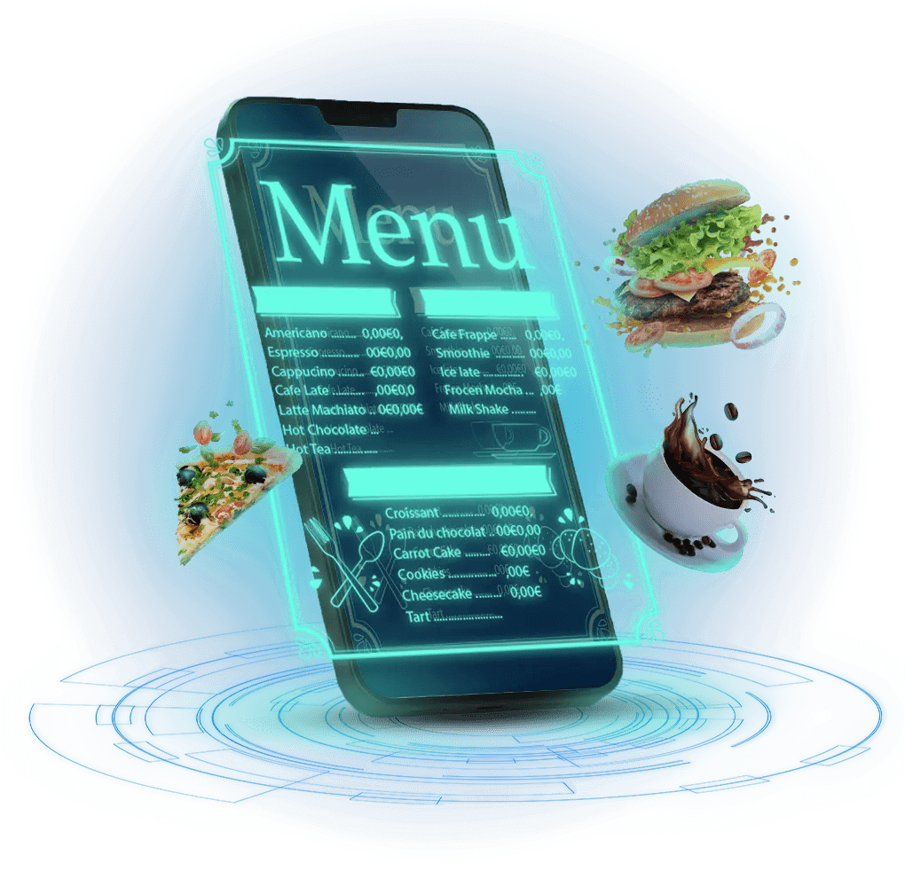 منوی دیجیتال کافه